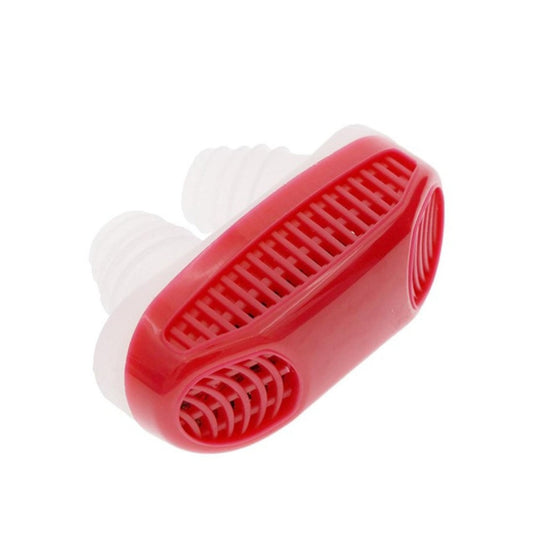 2 in 1 ABS Silicone Anti Snoring Air Purifier (Red) by bashfashion