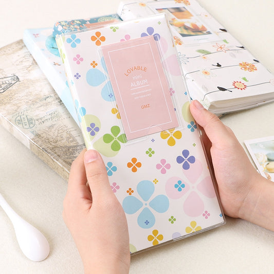 3 inch DIY Creativity Insert Type Four Leaf Clover Pattern Mini Exquisite Photo Album by bashfashion