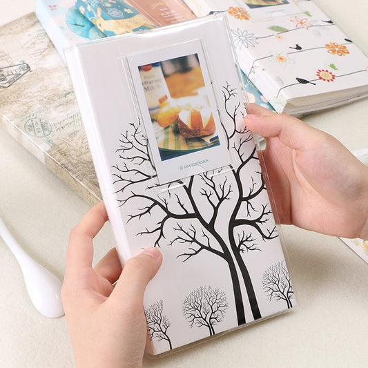 3 inch DIY Creativity Insert Type Many Trees Dry Pattern Mini Exquisite Photo Album by bashfashion