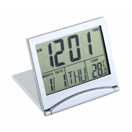 MT-033 LCD Display Portable Folding Digital Travel Temperature Alarm Clock by bashfashion