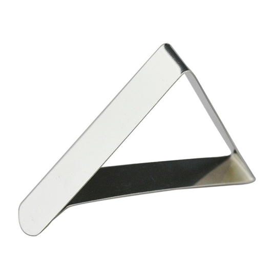 10 PCS Stainless Steel Tablecloth Clip Adjustable Triangle Clamp Holder by bashfashion