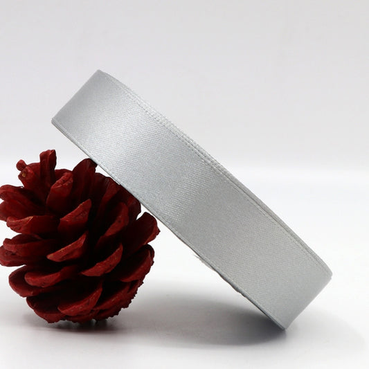 5 Volumes Color Satin Ribbons Handmade DIY Wedding Cake Decoration Holiday Gift Packages , Size: 22m x 2cm(Grey) by bashfashion