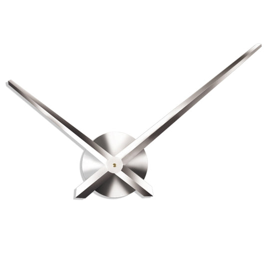 Creative DIY Stainless Steel Wall Clock Home Office Decoration (Silver) by bashfashion