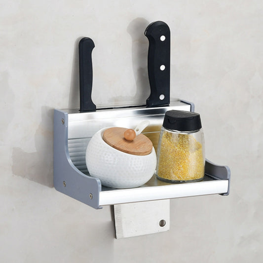 20cm Kitchen Multi-function Wall-mounted Condiment Storage Rack by bashfashion