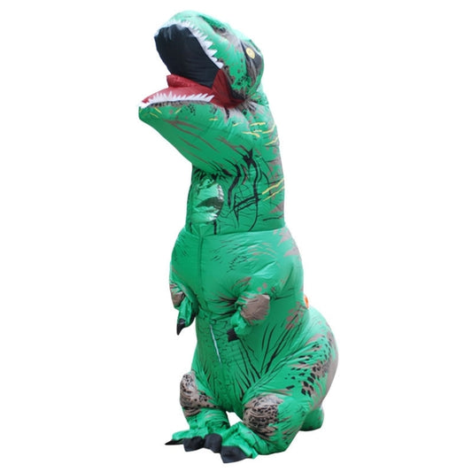Inflatable Dinosaur Adult Costume Halloween Inflated Dragon Costumes Party Carnival Costume for Women Men(Green) by bashfashion