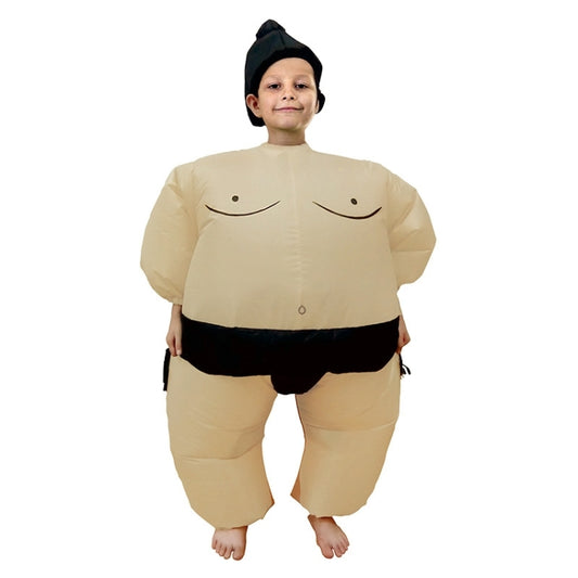 Children Inflatable Sumo Costume Halloween Christmas Festival Party Carnival Inflated Kids Clothes Cartoon Dolls by bashfashion