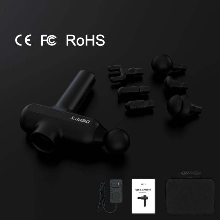 X6 Body Massage Band Rechargeable Muscle Massager Relaxer, US Plug(Black) by bashfashion