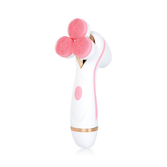 CNaier AE-878 USB Charging Silicone Face Skin Care Electric Facial Cleanser (Pink) by CNaier