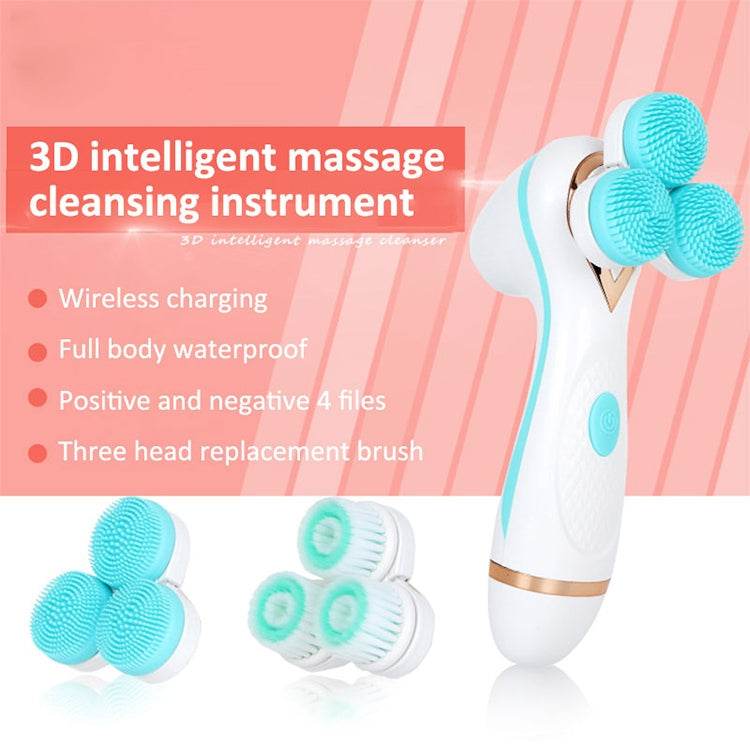 CNaier AE-878 USB Charging Silicone Face Skin Care Electric Facial Cleanser (Pink) by CNaier