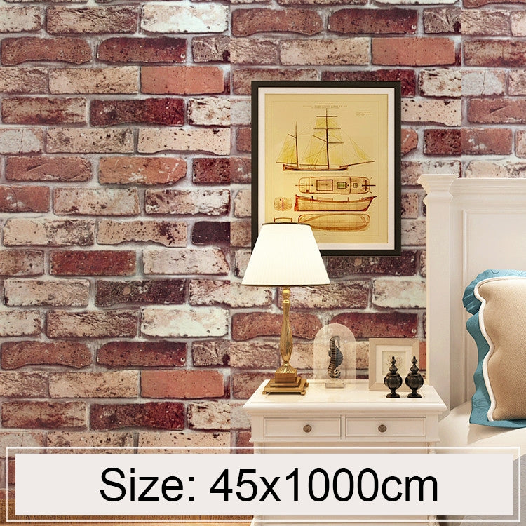 Cloud Brick Creative 3D Stone Brick Decoration Wallpaper Stickers Bedroom Living Room Wall Waterproof Wallpaper Roll, Size: 45 x 1000cm by bashfashion