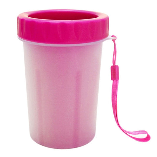 Pet Antiseptic Products Silicone Wash Feet Cleaning Cup Size: L(Red) by bashfashion