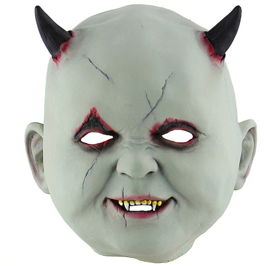 Halloween Festival Party Latex Devil Vampire Frightened Mask Headgear by bashfashion