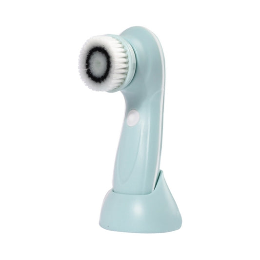 6 in 1 USB Charging Electronic Cleaning Face Beauty Instrument Pores Nose Blackhead Facial Cleansing Brush(Blue) by bashfashion