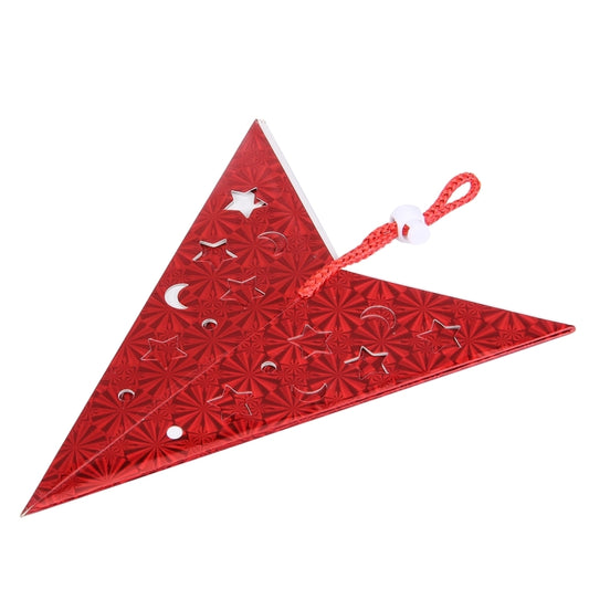 30cm Diagonal (Full Extended) Christmas Decoration 3D Holographic Paper Pentagram, Random Color Delivery by bashfashion