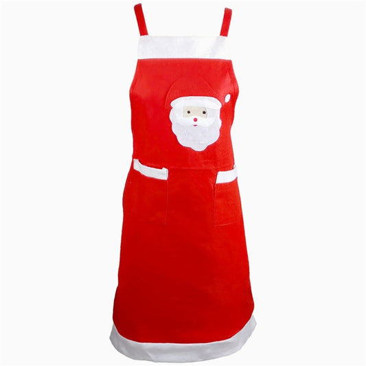 Santa Claus Pattern Christmas Apron by bashfashion