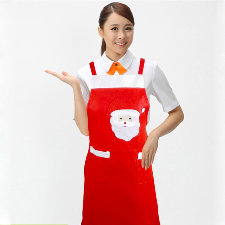 Santa Claus Pattern Christmas Apron by bashfashion