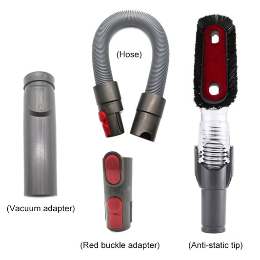 XD998 4 in 1 Handheld Tool Bendable Anti-static Suction Head Kits D931 D928 D918 D907 for Dyson V6 / V7 / V8 / V9 / V10 Vacuum Cleaner by bashfashion