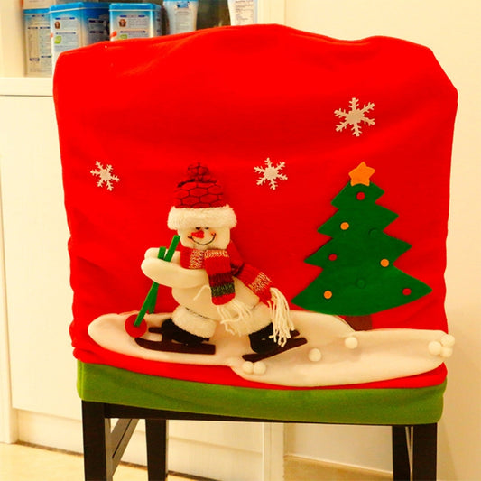 Christmas Dinner Table Decoration New Style Christmas Chair Cover by bashfashion