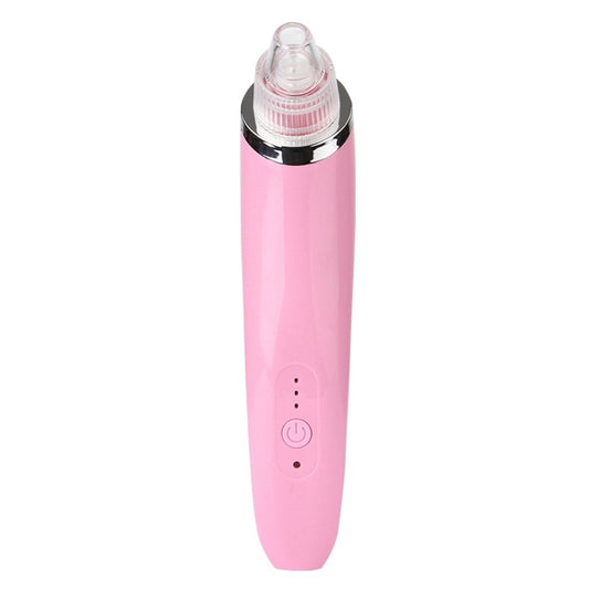 5W 1A Multi-function Blackhead Extractor Pore Cleanser with Four Probes(Pink) by bashfashion