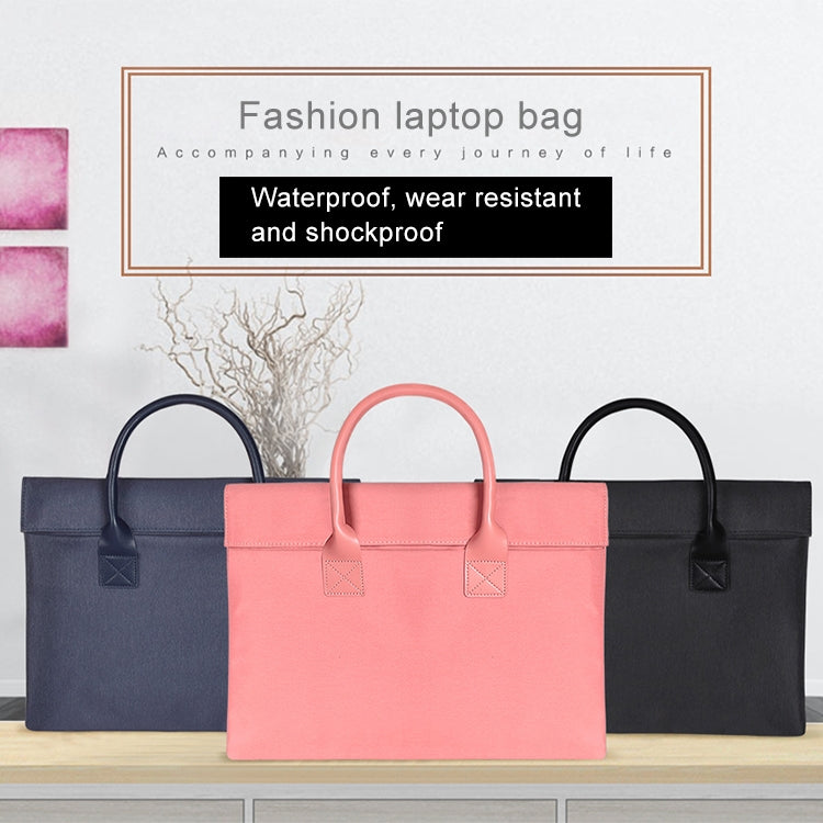 15.4 inch Universal Wearable Soft Handle Portable Laptop Tablet Bag, For Macbook, Samsung, Lenovo, Sony, DELL Alienware, CHUWI, ASUS, HP(Black) by bashfashion