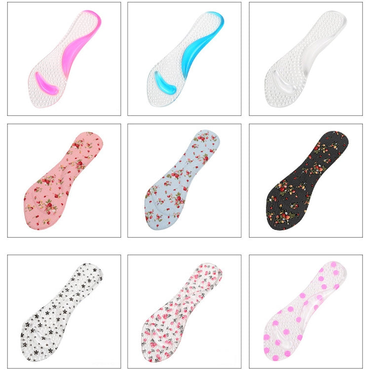 Women Silicone Gel Massage Arch Support Insoles Orthotic Flatfoot Prevent Foot Cocoon High Heels Shoes Pad ,Random Color Delivery by bashfashion