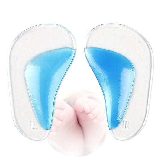 2 Pairs Kids Gel Insoles Orthopedic Arch Support Insoles for Child Shoes Flatfoot Corrector Pads Baby Toddler Insole, Size: L by bashfashion