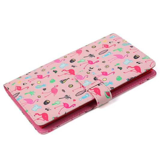 Pink Flamingo Pattern 3 inch DIY PU Mini Creativity Insert Type 32 Pages Exquisite Photo Album for Polaroid by bashfashion