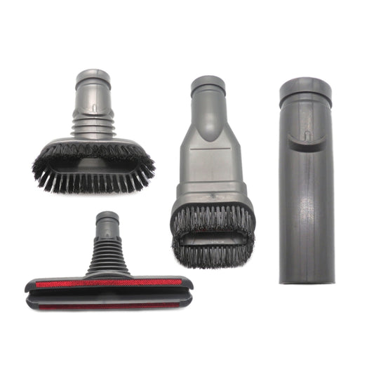 XD973 4 in 1 Round Brush + Stiff Brush + Bed Brush + Connector for Dyson Vacuum Cleaner Parts Kits by bashfashion