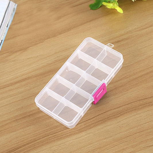 10 PCS Removable Grid Plastic Box Organizer for Jewelry Earring Fishing Hook Small Accessories, Size: Small, 10 Slots by bashfashion