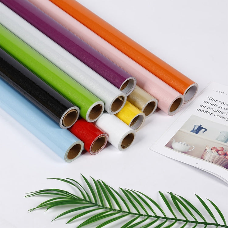 Pearlescent Creative PVC Brick Decoration Furniture Wallpaper Stickers Bedroom Living Room Wall Waterproof Wallpaper Roll, Size: 60x500cm(Red) by bashfashion