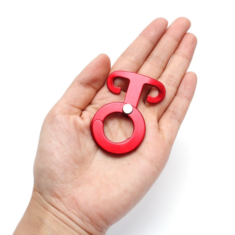 3pcs Aluminum Alloy Climbing Outdoor Hiking Camping Rope Hanger Hook Tent Light Hanging Buckle by bashfashion