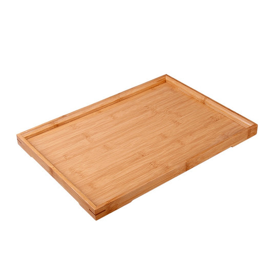 Bamboo Right Angle Tea Tray Tea Table, Size: 41x29cm by bashfashion