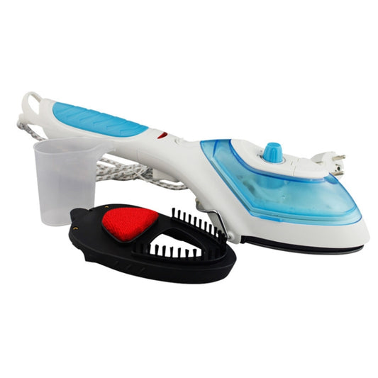 YB-888 900W 2 in 1 Multifunction Household Small Handheld Ironer Travel Portable Handheld Steam Hanging Hot Machine with Steam Brush & Measuring Cup, EU Plug(Blue) by bashfashion