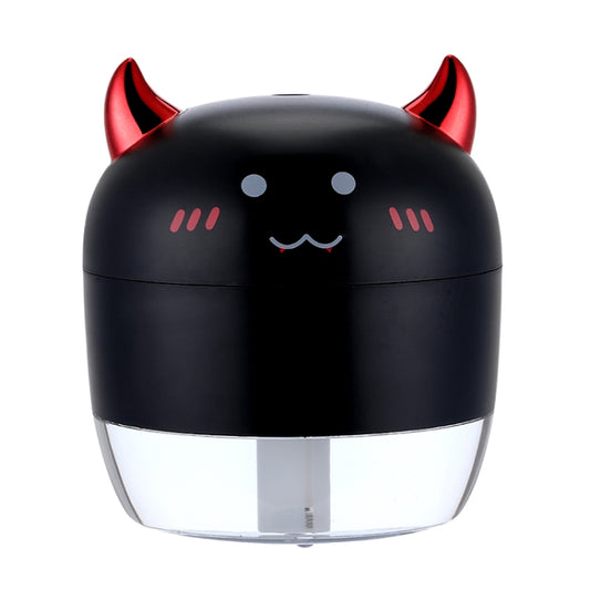 WT-H21 Devil Atomizing Humidifier with Colorful Night Lights, Water Tank Capacity: 200mL(Black) by bashfashion