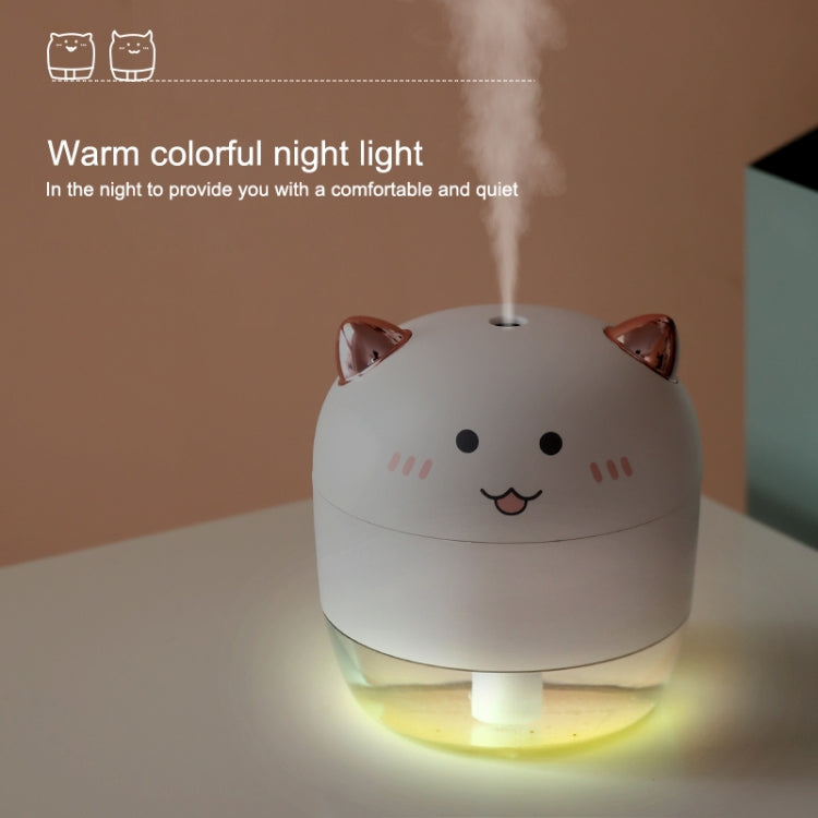 WT-H21 Angel Atomizing Humidifier with Colorful Night Lights, Water Tank Capacity: 200mL(White) by bashfashion