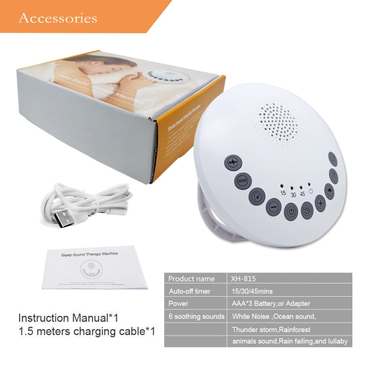 White Noise Sleep Aid Device Baby Sleep Crying Comforter by bashfashion