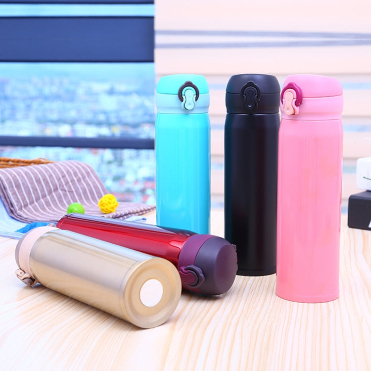 450ml Creative Portable Stainless Steel Vacuum Flask Vacuum Bottle (Red) by bashfashion