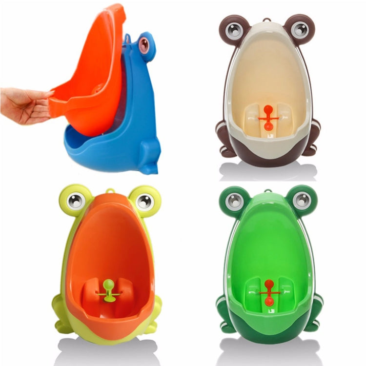 Cartoon Frog Shape Kids Wall-Mounted Potty Toilet(Blue) by bashfashion