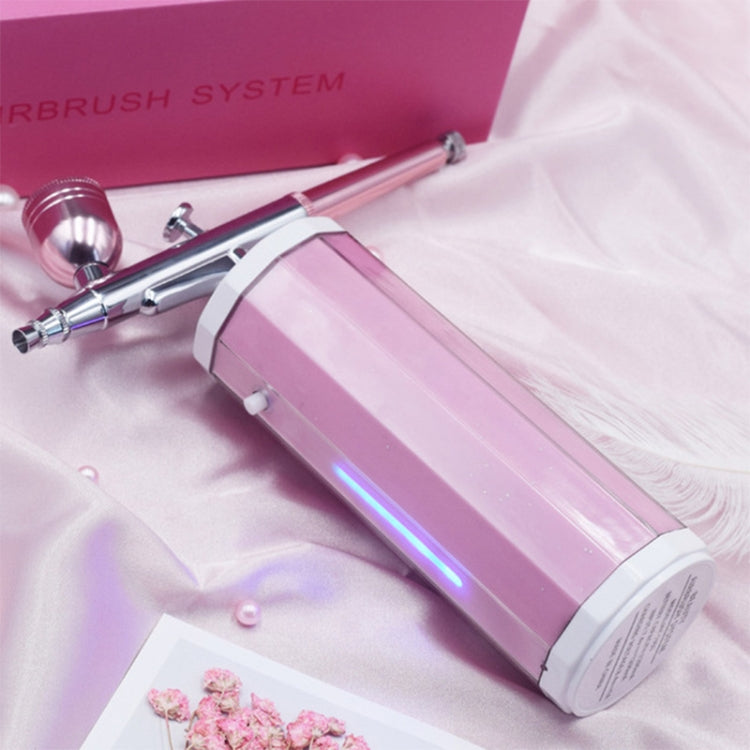 BS-1177 Needleless Water-light Guide High Pressure Oxygen Injection Apparatus Portable Hand-held Skin Care Water Atomizer Nano Sprayer Water Supplementary Instrument, Automatic Alcohol Aprayer, Water Tank Capacity: 40ml(US Plug) by bashfashion