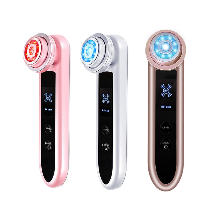 BLK-D919 RF Instrument Facial Vibration Compact Lifting Massager Micro Current Beauty Instrument(White) by bashfashion