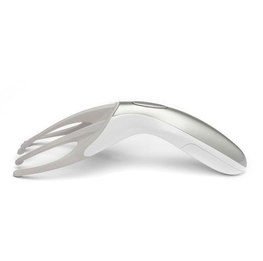 Mini Portable Multifunctional Head Massager Massage Comb, Battery Powered (Gold) by bashfashion