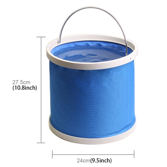 KANEED 11 Liter/2.9 Gallon Oxford Cloth Scalable Foldable Convenient Water Bucket for Camping/Car Washing/ Fishing/Hiking/Beach, Random Color Delivery by bashfashion
