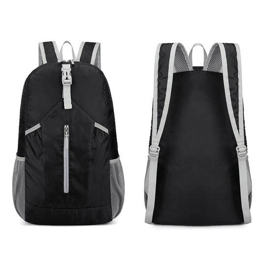 HAWEEL Hiking Portable Foldable Backpack Large Capacity Shoulders Bag (Black) by bashfashion