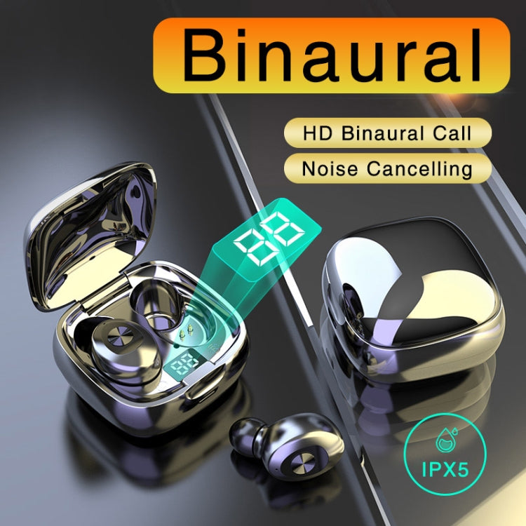 XG-8 TWS Digital Display Touch Bluetooth Earphone with Magnetic Charging Box(Pink) by bashfashion