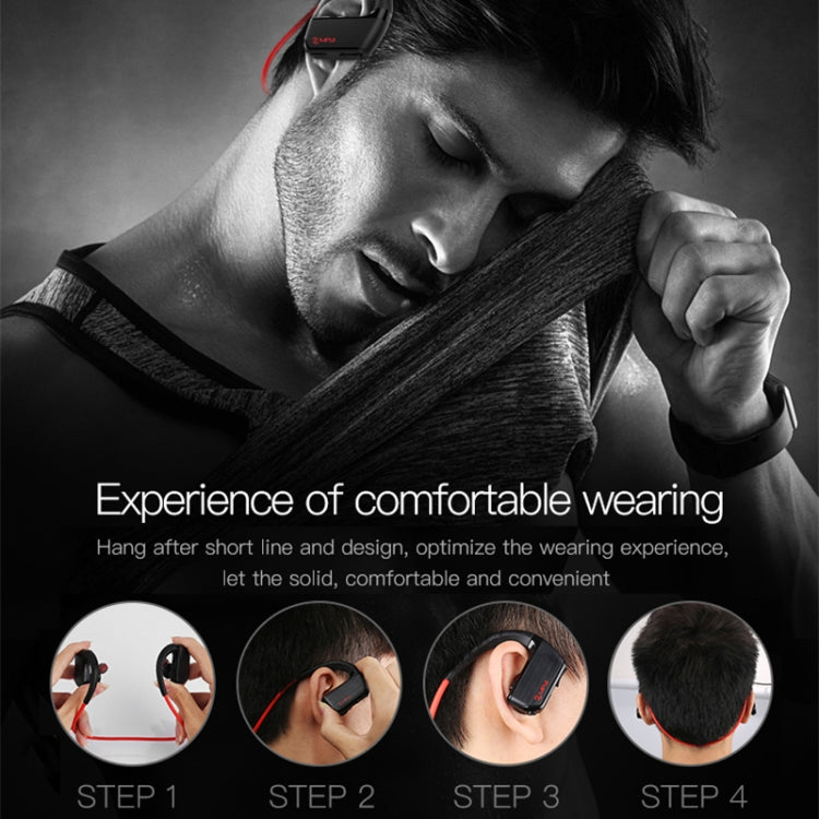J2 Bluetooth 4.2 Binaural Hanging Type Wireless Sports Bluetooth Earphone, Built-in Memory (Silver) by bashfashion