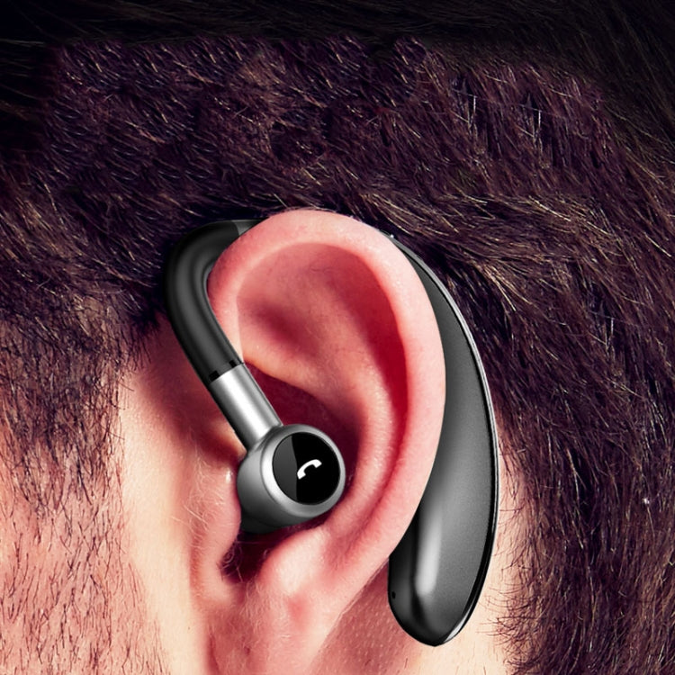 V7 Bluetooth 5.0 Business Style Wireless Stereo Sports Bluetooth Earphone, Support Inform Caller Name (Black) by bashfashion