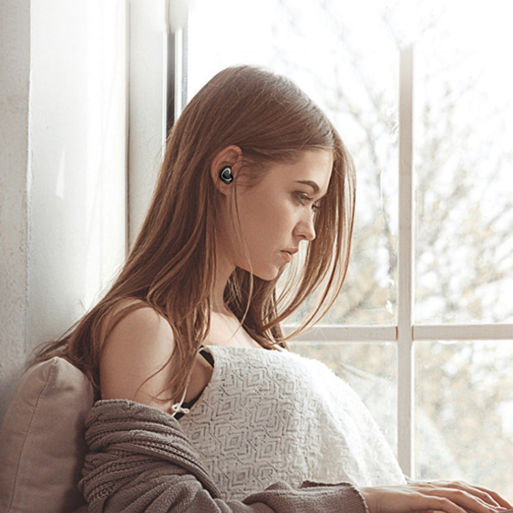 X7 Bluetooth 4.1 Mini Invisible Wireless Sports Bluetooth Earphone with Charging Box (Flesh Color) by bashfashion