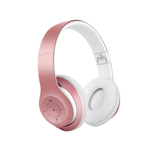 L150 Wireless Bluetooth V5.0 Headset (Rose Gold) by bashfashion