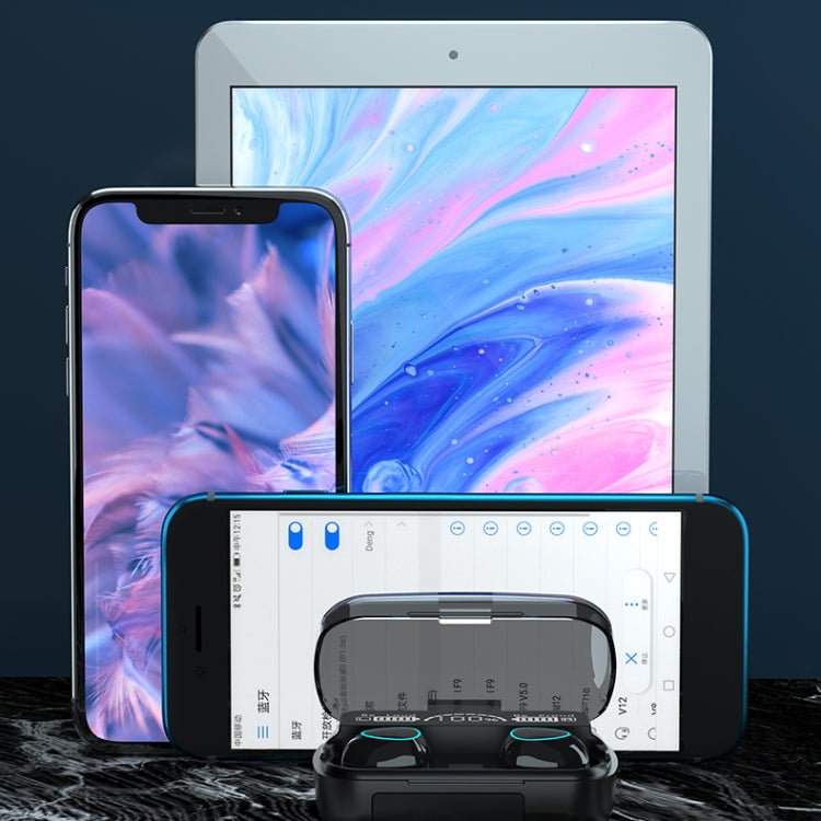 M10 Bluetooth 5.1 TWS Digital Display Wireless Bluetooth Earphone with Charging Box, Support Touch & Siri & Battery Display(Green) by bashfashion