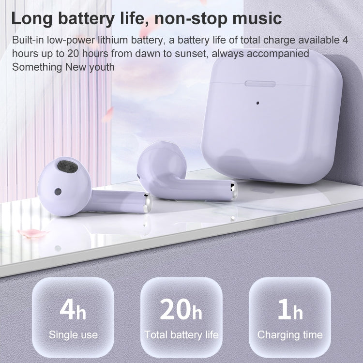 Mijiaer TN22 Bluetooth 5.1 True Wireless Stereo Bluetooth Earphone(Purple) by bashfashion